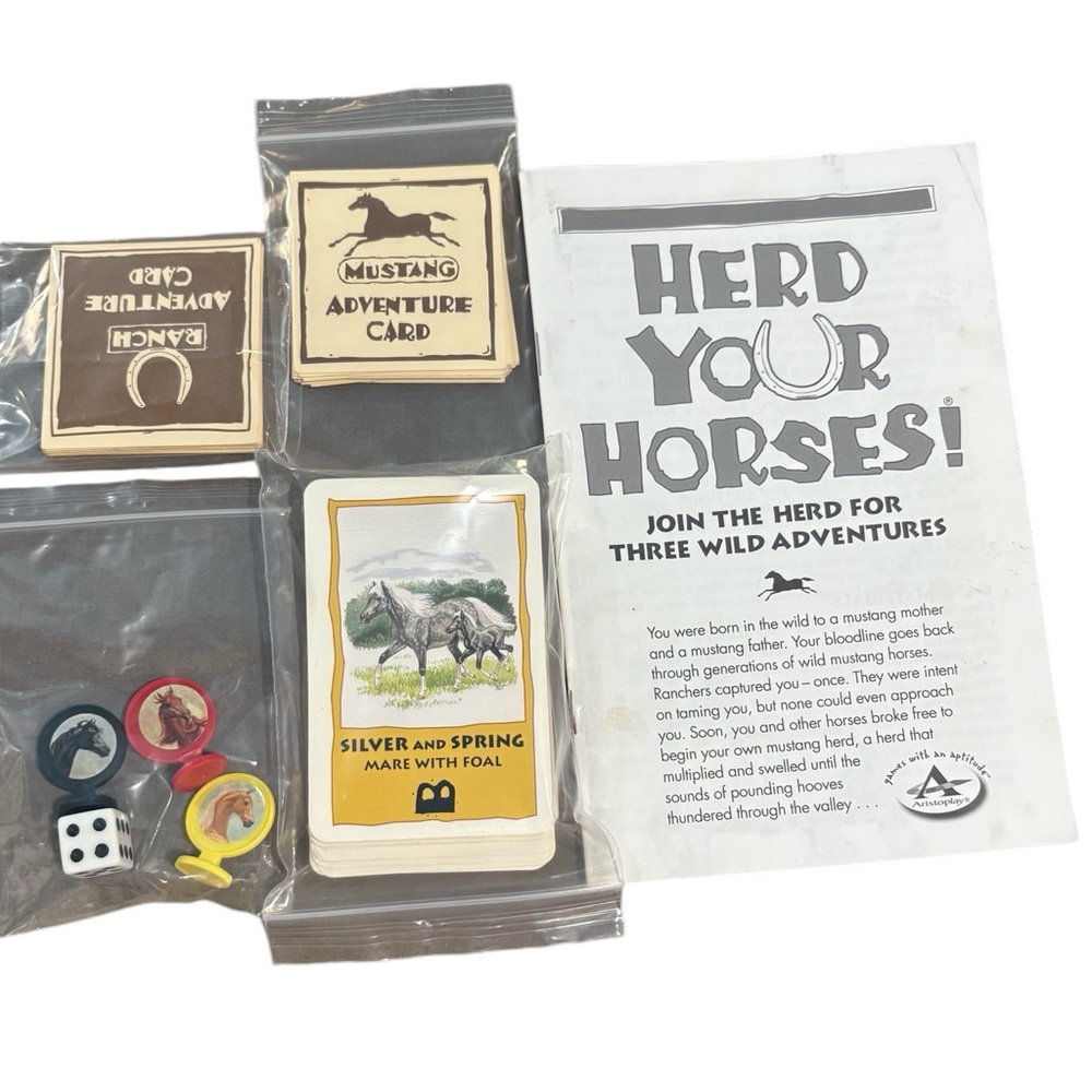 Herd Your Horses Board Game Replacement Game Pieces